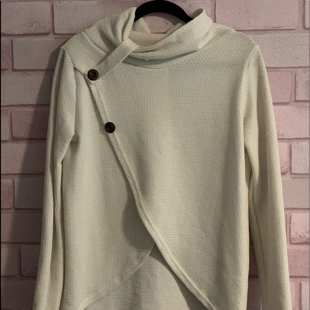 NWOT Cowl Neck Knit Sweater - Picture 1 of 3